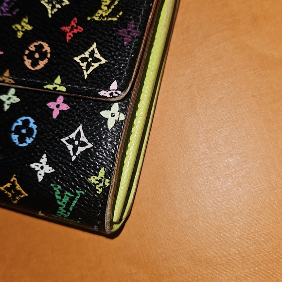 Louis Vuitton Black Murakami Long Wallet - Picture 3 of 10